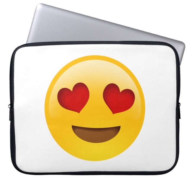Capa Para Notebook "Amor bonito" Emoji caixa do laptop de 15 (Frente)