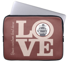 Capa Para Notebook AMOR COM SUAS bolsas de laptop personalizadas FOTO