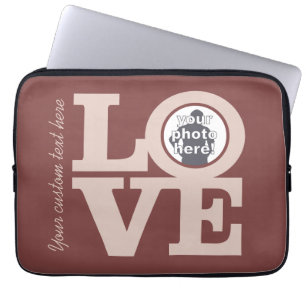 Capa Para Notebook AMOR COM SUAS bolsas de laptop personalizadas FOTO