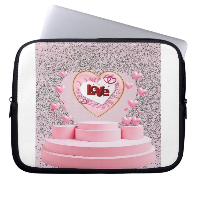Capa Para Notebook Amor coração (Frente)