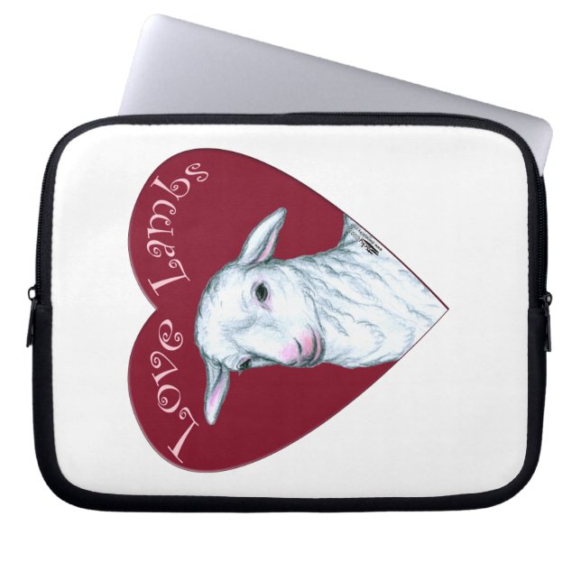 Capa Para Notebook Amor Cordeiros (Frente)