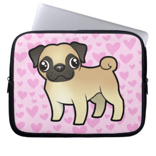 Capa Para Notebook Amor do Pug