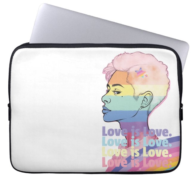 Capa Para Notebook Amor é Amor (Frente)