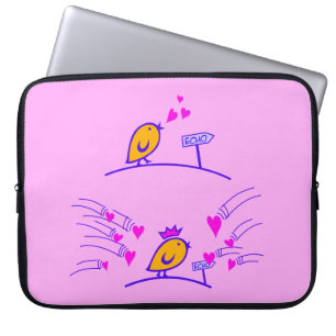 Capa Para Notebook AMOR ECHO - Pássaros Cômicos Tweetlercools 3
