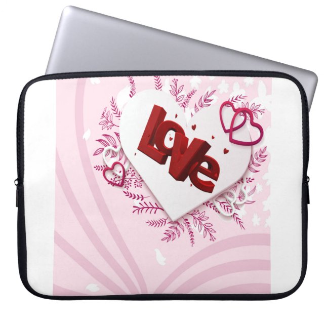 Capa Para Notebook Amor em 3D (Frente)
