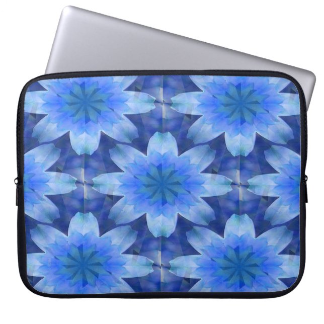 Capa Para Notebook Amor flutuante em Azul..... (Frente)