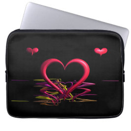 Capa Para Notebook Amor na Bolsa de laptop Escura