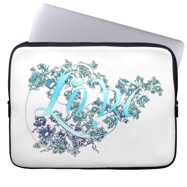 Capa Para Notebook Amor nas Flores (Frente)