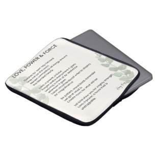 Capa Para Notebook Amor, Poder, Força Poesia