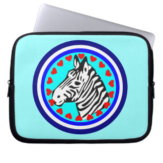 Capa Para Notebook ☞♥Amor Zebra Chic& Fabuloso Sleeve para Laptop♥☜