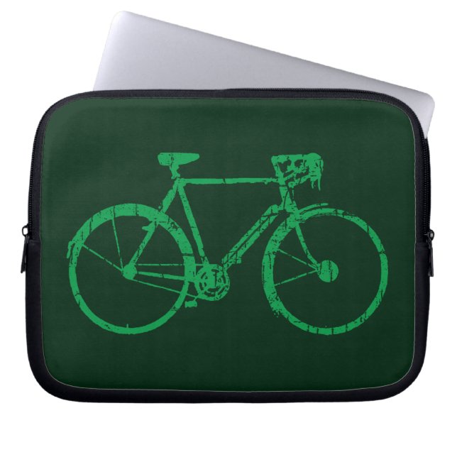 Capa Para Notebook andar de bicicleta/ciclismo verde (Frente)