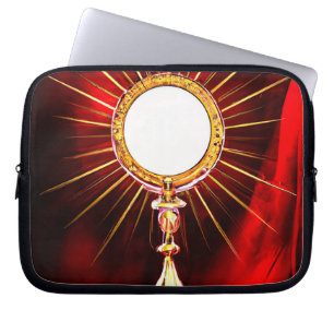Capa Para Notebook Anfitrião de Sacramentos Abençoados por Arte AI nu
