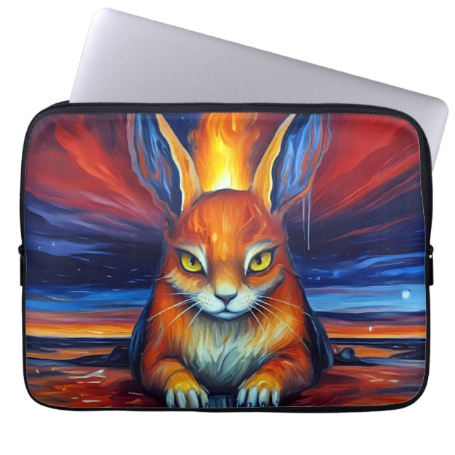 Capa Para Notebook Angry Bunny (Frente)