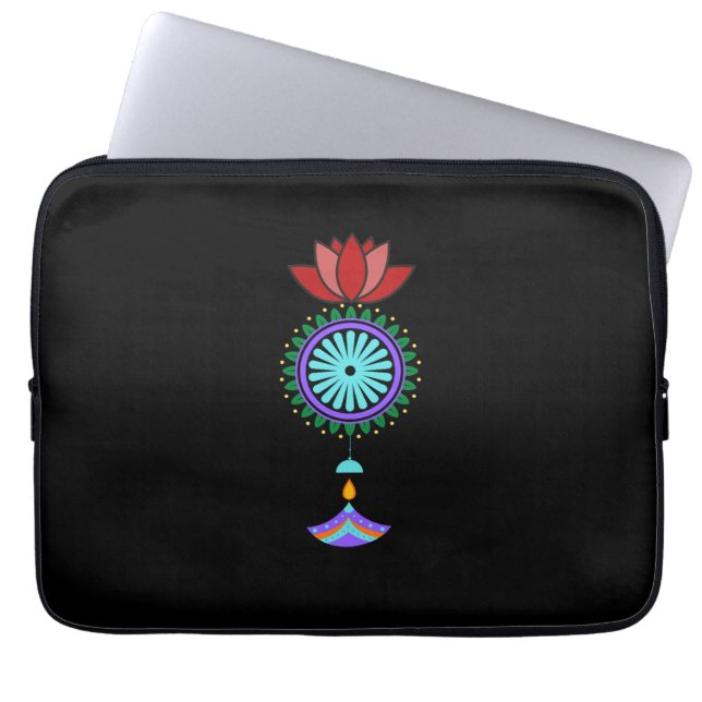 Capa Para Notebook Anhänger spirituell mit Lotusblüte (Frente)