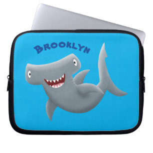 Capa Para Notebook Animação engraçada de tubarão Hammerhead
