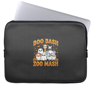 Capa Para Notebook Animais do Zoológico no Halloween Boo Bash Zoo Mas