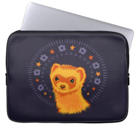 Capa Para Notebook Animal adorável de cabeça de furão