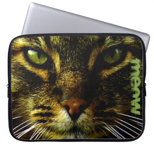 Capa Para Notebook Animal de estimação do gato que Hypnotizing o