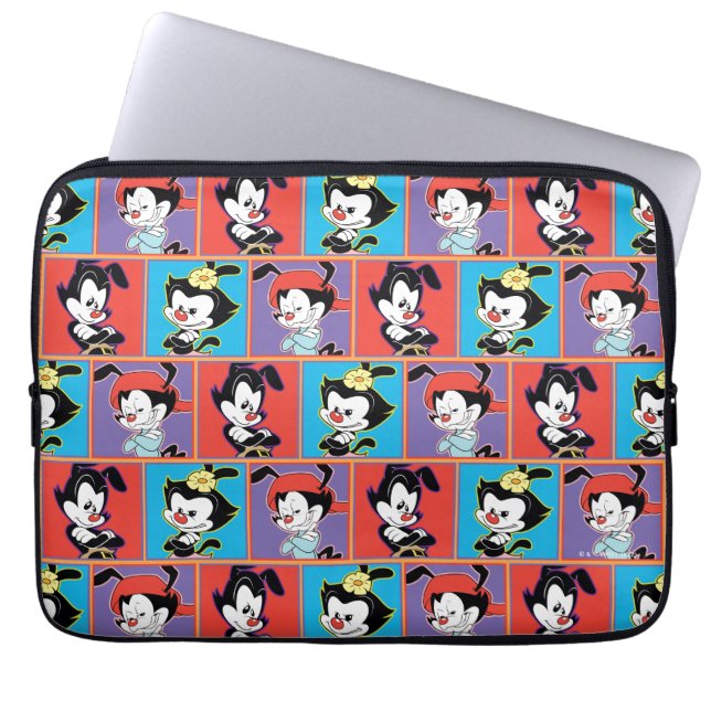 Capa Para Notebook Animaniacs | Gráfico do painel Yakko, Dot e Wakko (Frente)
