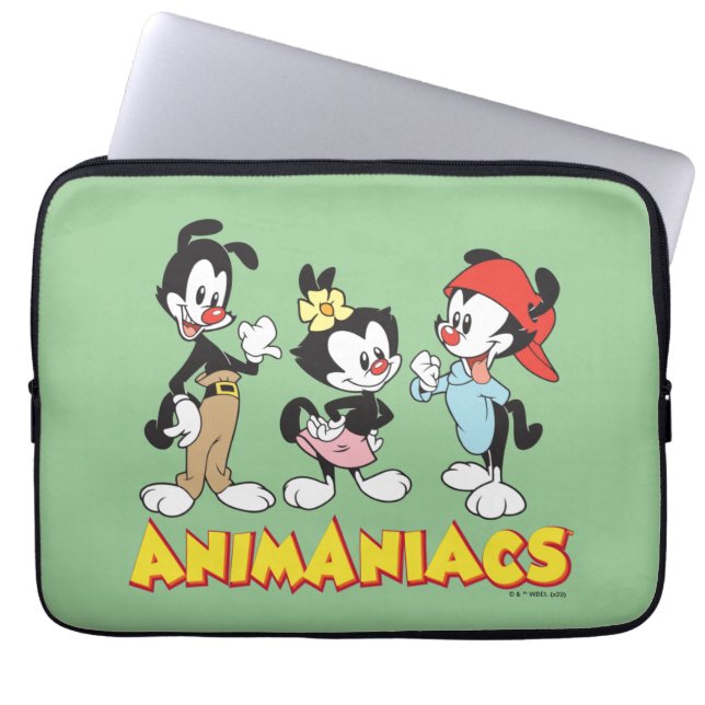 Capa Para Notebook Animaniacs | Yakko, Dot e Wakko Permanente (Frente)