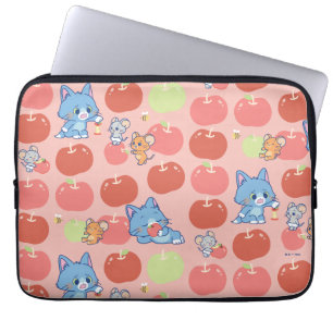 Capa Para Notebook Anime Tom, Jerry e Tuffy Apple Pattern