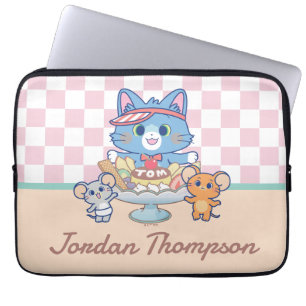 Capa Para Notebook Anime Tom, Jerry e Tuffy Dessert Parlor