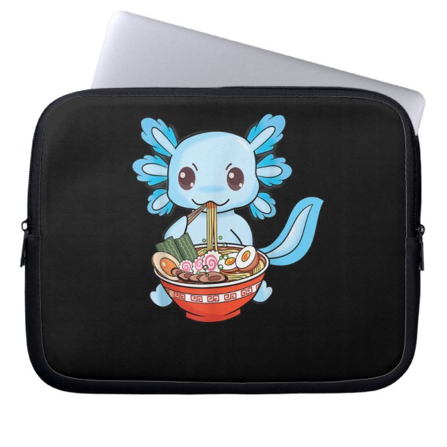 Capa Para Notebook Animes de Noodles do Ramen Axolotl Cute (Frente)