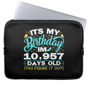 Capa Para Notebook Aniversário de 30 anos É O Meu aniversário de 30
