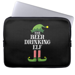 Capa Para Notebook Aniversário de Natal de Bebendo de cerveja