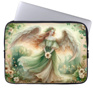 Capa Para Notebook Anjo Serenidade do Trevo