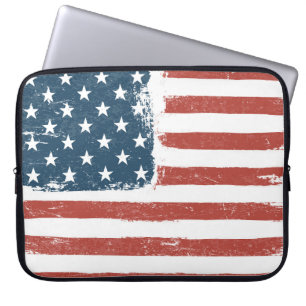 Capa Para Notebook Antecedentes da bandeira americana. Versão raster.