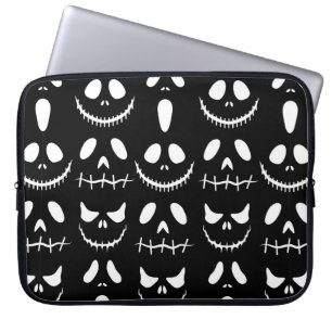 Capa Para Notebook Antecedentes de Halloween. Padrão sem costura com