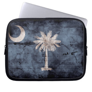 Capa Para Notebook Antiga bandeira da Carolina do Sul;