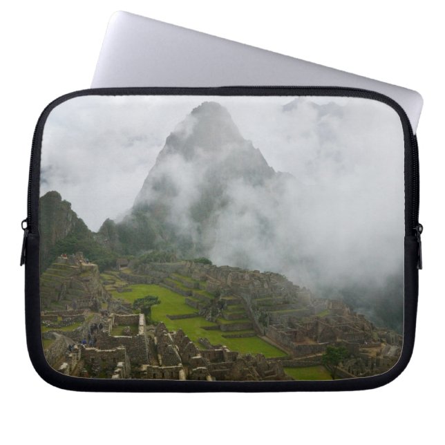 Capa Para Notebook Antigas ruínas de Machu Picchu com Andes (Frente)