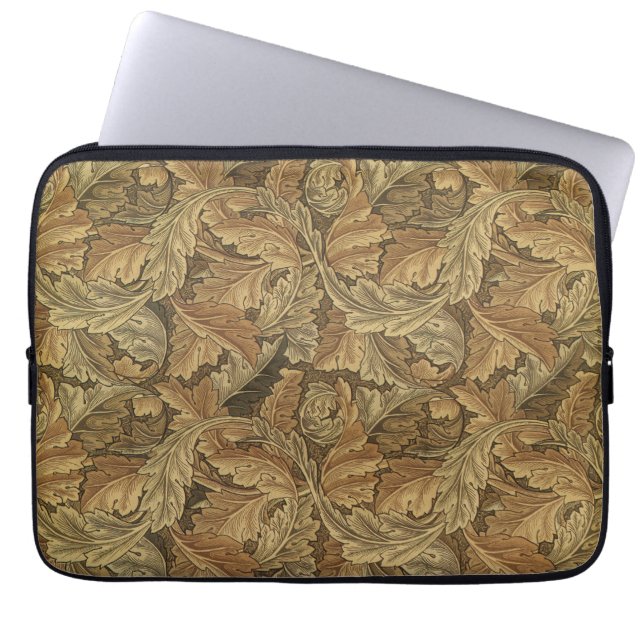 Capa Para Notebook Antigo William Morris Folha Folhas Vitoriano (Frente)