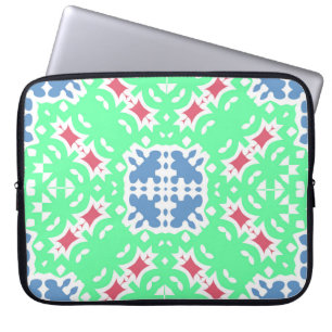Capa Para Notebook Antigos azulejos ornamentados talavera méxico. Con