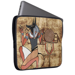 Capa Para Notebook Anubis O Egípcio Guardião
