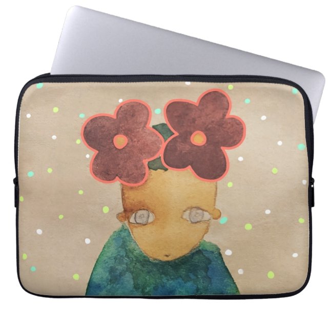 Capa Para Notebook Apaixonado pelas flores (Frente)