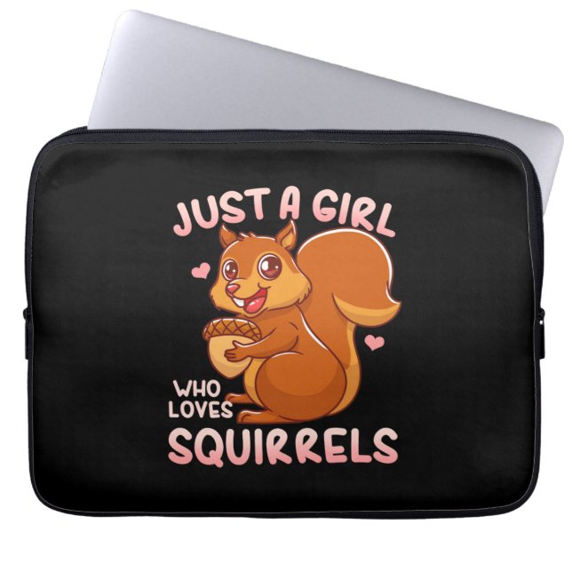Capa Para Notebook Apenas Uma Menina Que Ama Esquilos (Frente)