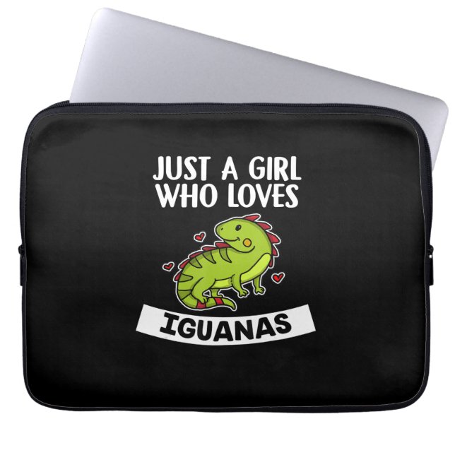 Capa Para Notebook Apenas Uma Menina Que Ama Iguanas Cute Lizard Igua (Frente)
