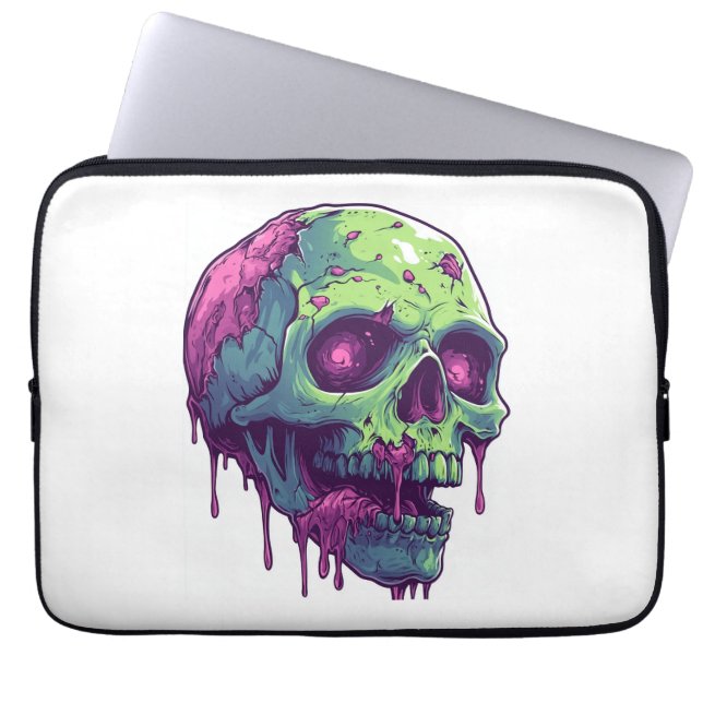 Capa Para Notebook Apocalipse do Caveira Zombie (Frente)