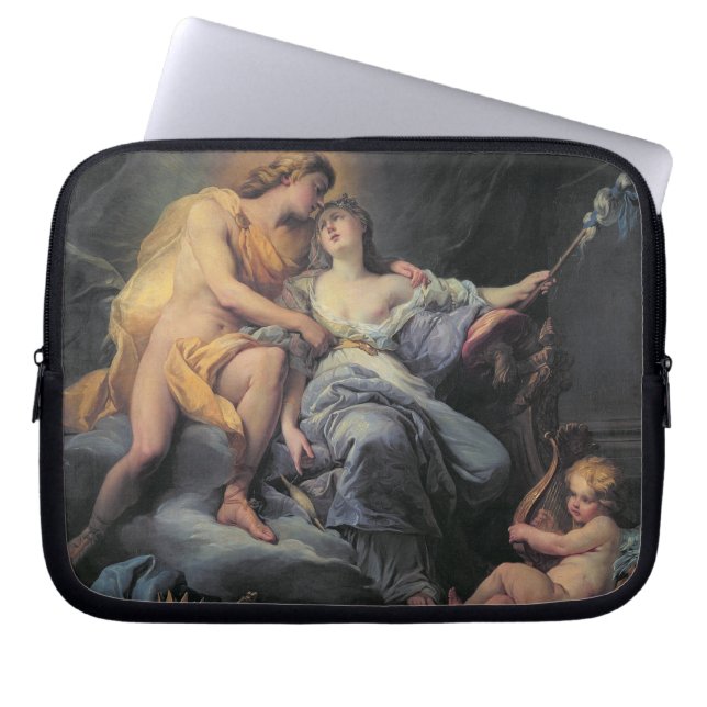 Capa Para Notebook Apollo que acaricia a ninfa Leucothea (óleo no (Frente)
