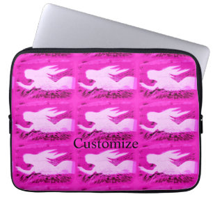 Capa Para Notebook Apontando sereias rosa Thunder_Cove