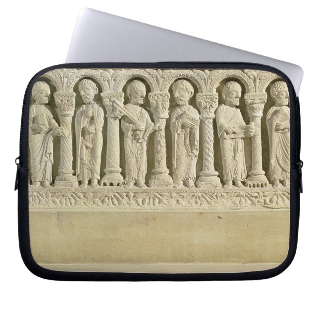 Capa Para Notebook Apóstolos sob arcadas, alivio cinzelado, c.1150 (Frente)