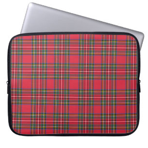 Capa Para Notebook Apple Xadrez Vermelho