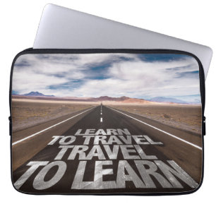 Capa Para Notebook Aprenda viajar viagem a aprender