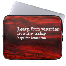 "Aprender, viver, esperar" Citação Inspiracional