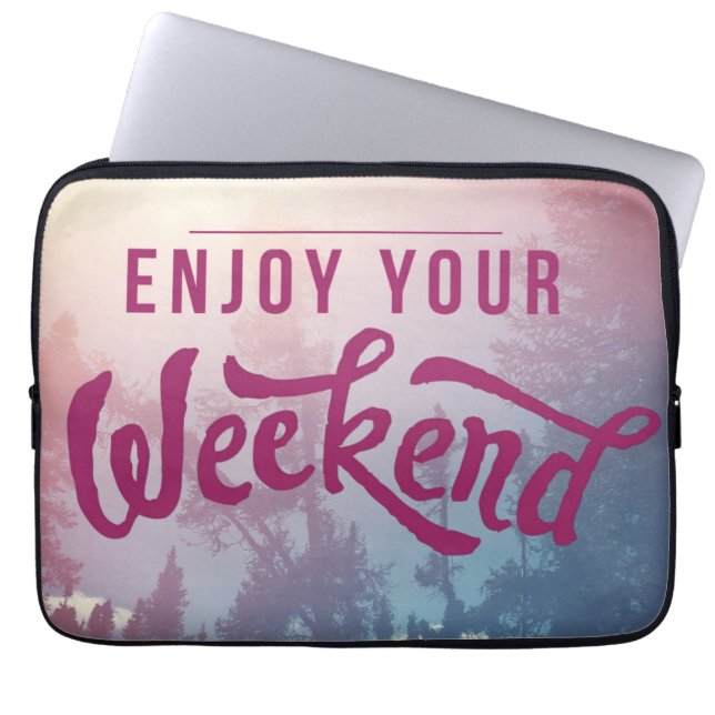 Capa Para Notebook Apronte para o fim de semana (Frente)