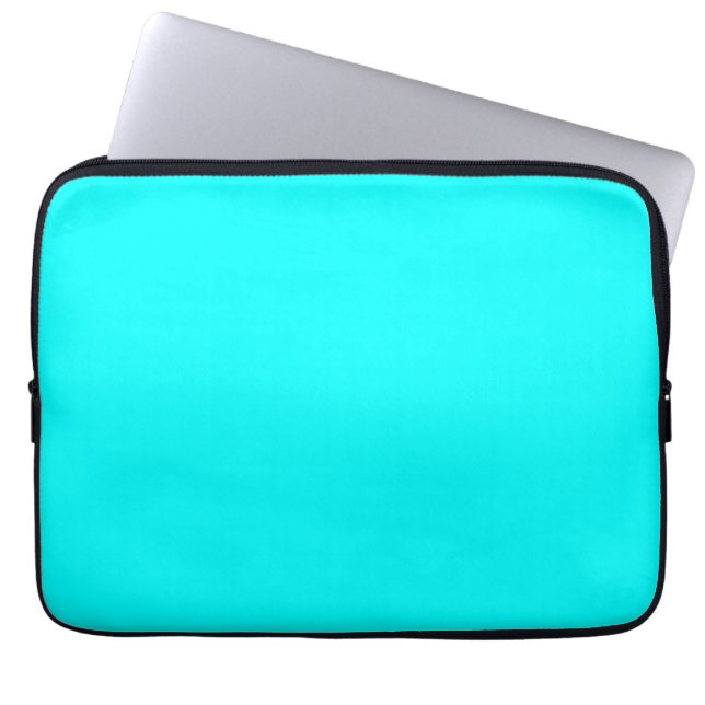 Capa Para Notebook Aqua (cor sólida) (Frente)