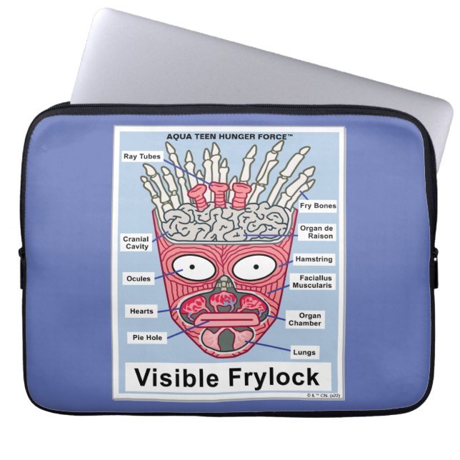 Capa Para Notebook Aqua Teen Fome Force Visible Frylock Poster (Frente)